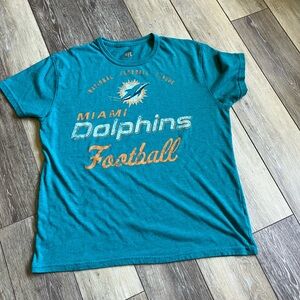 NFL Miami Dolphins Teal T-Shirt size L